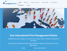 Tablet Screenshot of europeanprinter.com